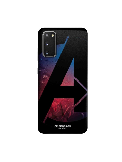 

CelfieDesign Black & Blue A For Avengers Samsung S20 Slim Back Case