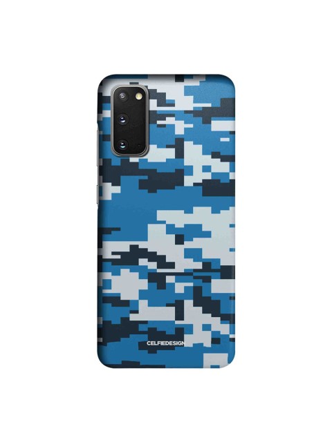 

CelfieDesign Blue & White Camo Pixel Cerulean Samsung S20 Slim Back Case