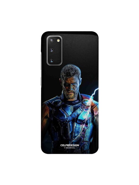 

CelfieDesign Black & Blue The Thor Triumph Samsung Galaxy S20 Slim Back Case