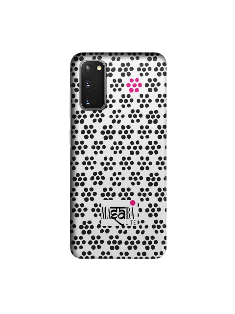 

CelfieDesign White & Black Printed Plastic Samsung Galaxy S20 Slim Back Case