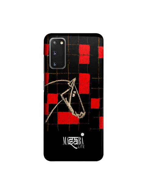 

CelfieDesign Black & Red Masaba Checkered Horse Samsung Galaxy S20 Slim Back Case