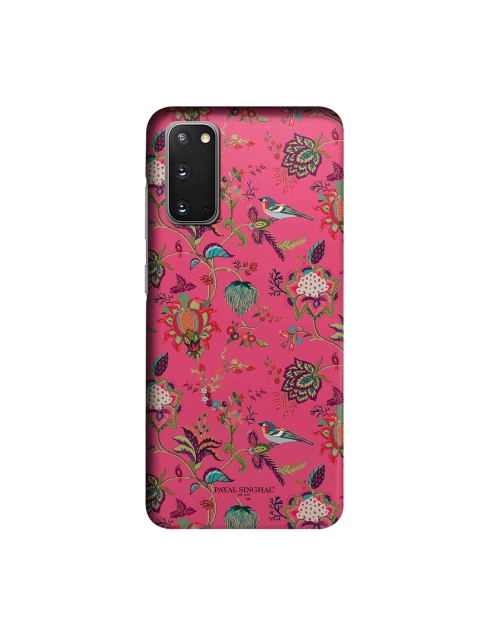 

CelfieDesign Pink & Green Payal Singhal Chidiya Plastic Samsung Galaxy S20 Slim Back Case