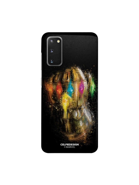 

CelfieDesign Black & Gold-Coloured Printed Plastic Samsung Galaxy S20 Slim Back Case