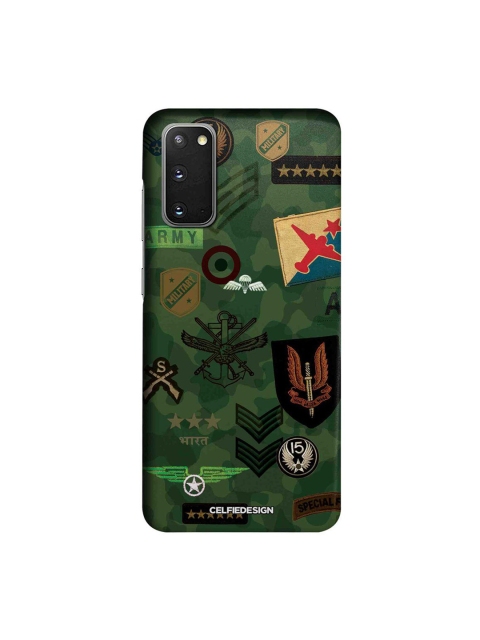 

CelfieDesign Green & Brown Printed Plastic Samsung Galaxy S20 Slim Back Case