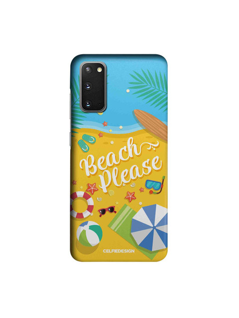 

CelfieDesign Yellow & Blue Beach Please Plastic Samsung Galaxy S20 Slim Back Case