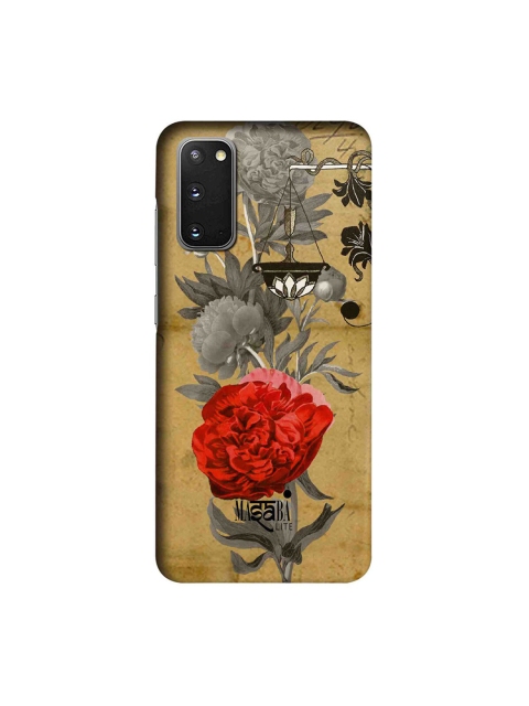 

CelfieDesign Olive-Green & Red Masaba Floral Scale Samsung Galaxy S20 Slim Back Case