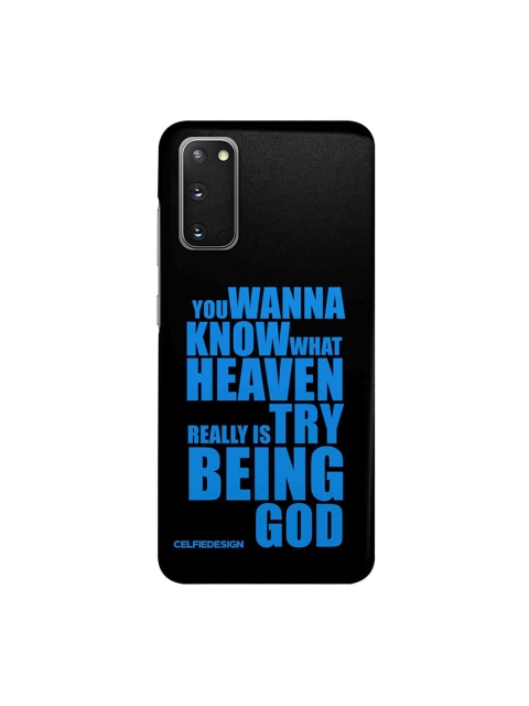 

CelfieDesign Black & Blue Samsung Galaxy S20 Slim Back Case
