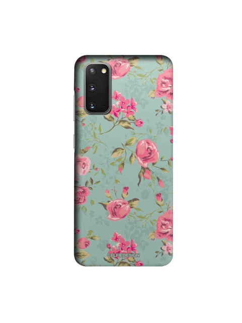

CelfieDesign Green & Pink Flowers Samsung Galaxy S20 Slim Back Case