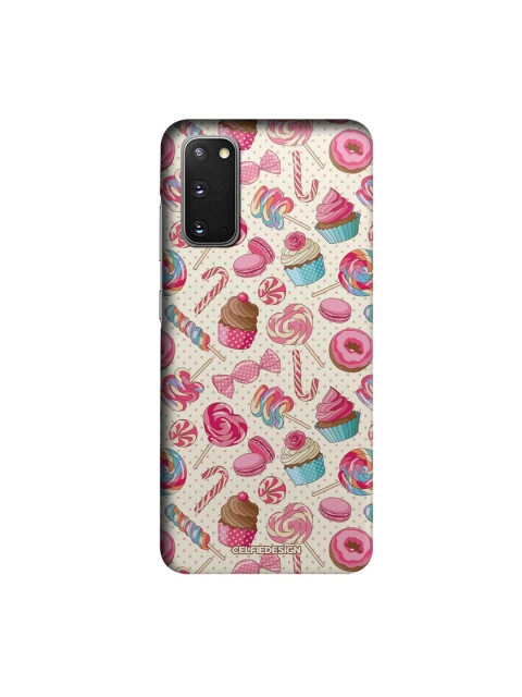 

CelfieDesign White & Pink Sugar Rush Printed Samsung Galaxy S20 Slim Back Case