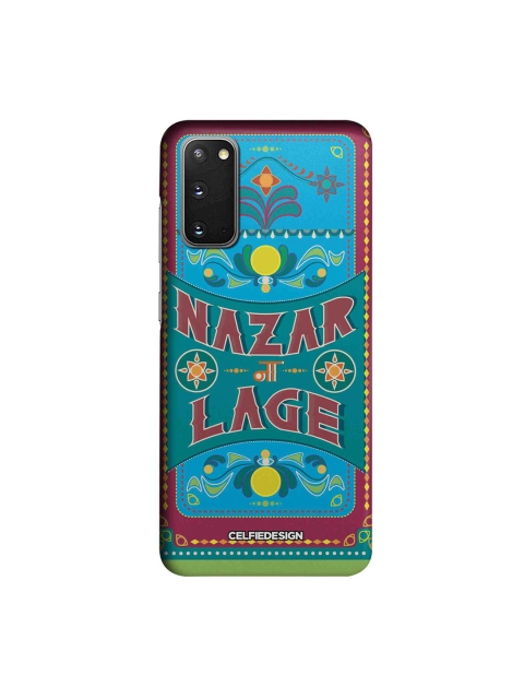 

CelfieDesign Blue & Maroon Nazar Na Lage Samsung Galaxy S20 Slim Back Case