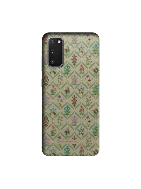 

CelfieDesign Green Payal Singhal Mughal Motifs Samsung Galaxy S20 Slim Back Case