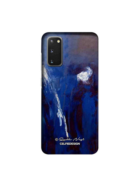 

CelfieDesign Blue & Black Printed Plastic Samsung Galaxy S20 Slim Back Case