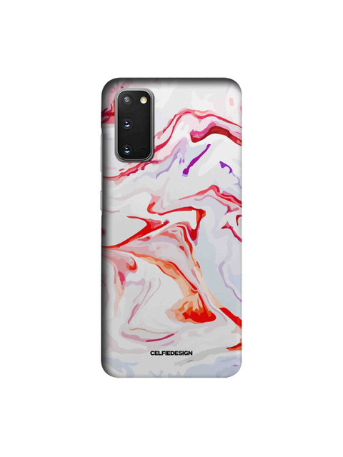 

CelfieDesign White & Pink Liquid Funk Marble Samsung Galaxy S20 Slim Back Case