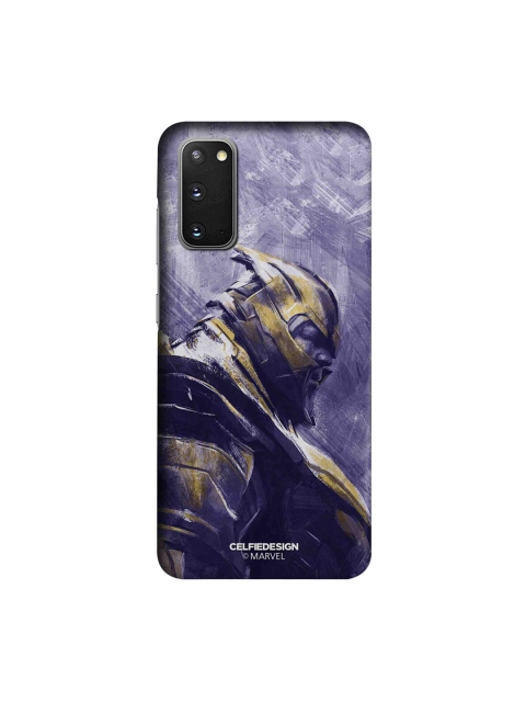 

CelfieDesign Purple & Gold Color Thanos suited up Samsung Galaxy S20 Slim Back Case