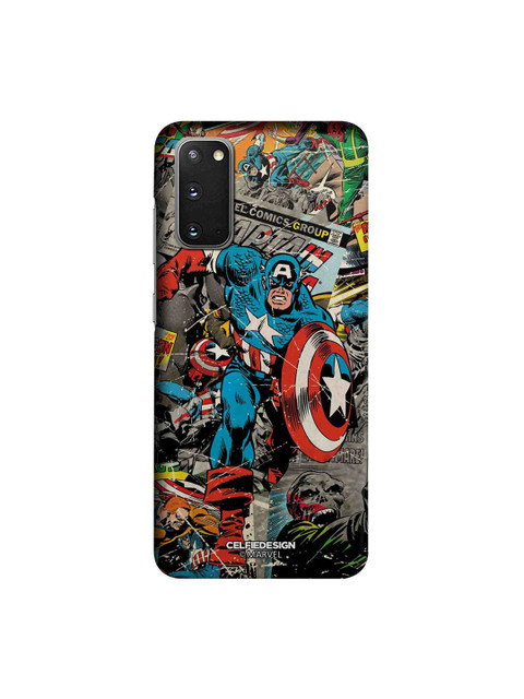 

CelfieDesign Blue & Grey Comic Captain America Samsung Galaxy S20 Slim Back Case