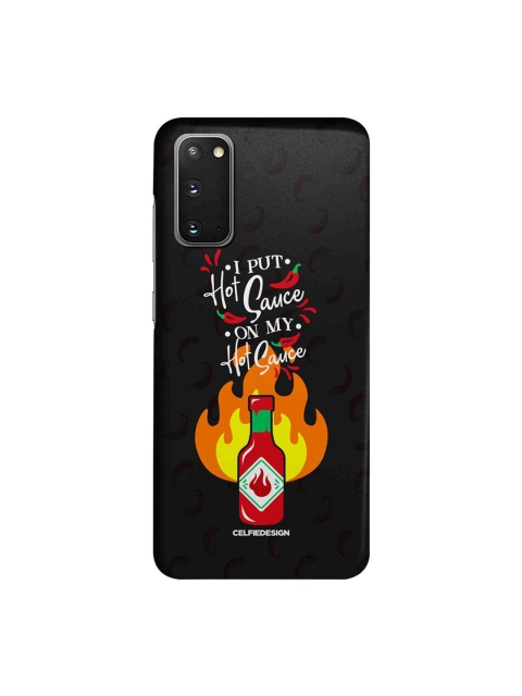 

CelfieDesign Black & Red Hot Sauce Samsung Galaxy S20 Slim Back Case