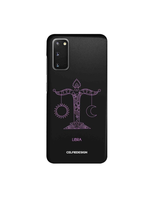 

CelfieDesign Black & Purple Libra Samsung Galaxy S20 Slim Back Case