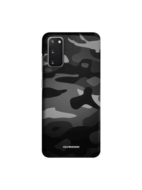 

CelfieDesign Grey & Black Camo Gunmetal Samsung Galaxy S20 Slim Back Case