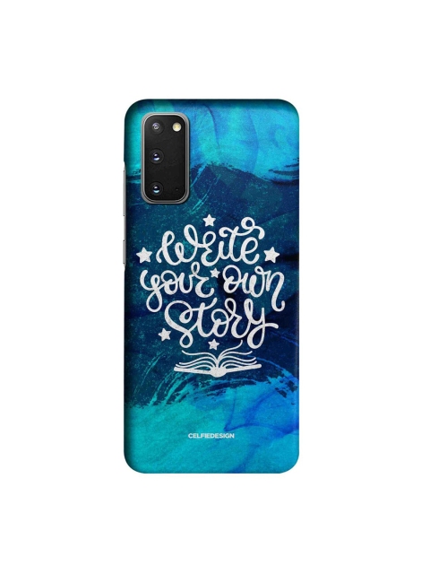

CelfieDesign Blue & White Write Your Own Story Samsung Galaxy S20 Slim Back Case