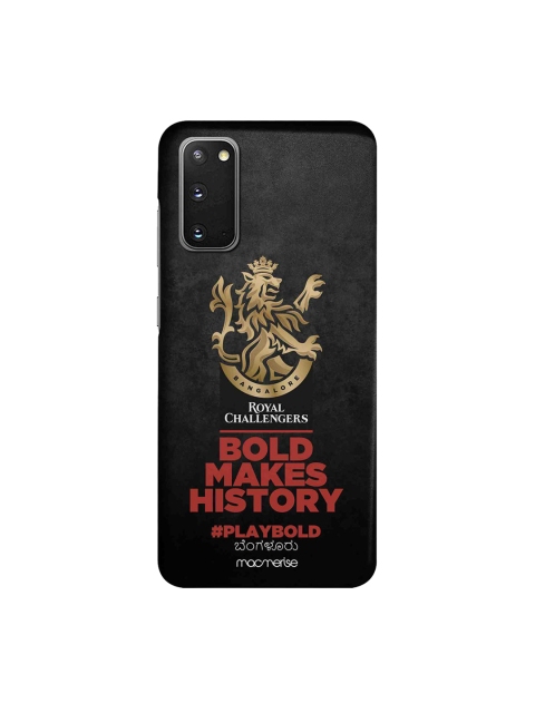 

CelfieDesign Black & Gold Bold Makes History Word Samsung Galaxy S20 Slim Back Case