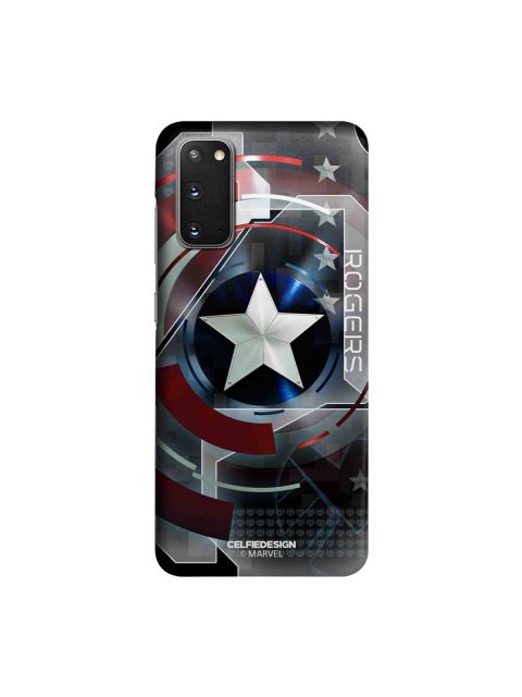 

CelfieDesign Grey & Blue Cap Am Rogers Samsung Galaxy S20 Slim Back Case