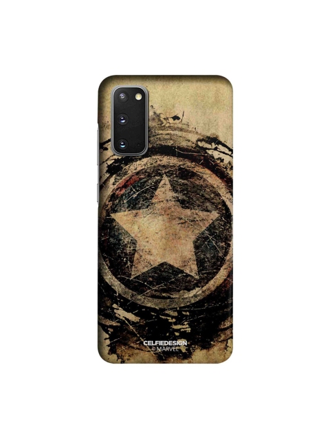 

CelfieDesign Black & Beige Symbolic Captain Shield Samsung Galaxy S20 Slim Back Case