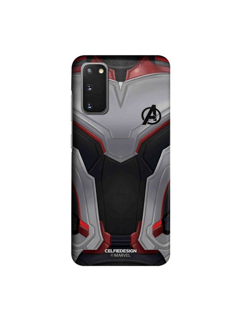 

CelfieDesign Grey & Black Avengers Endgame Suit Samsung Galaxy S20 Slim Back Case