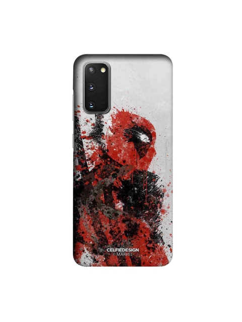 

CelfieDesign White & Red Marvel Graphic Printed Samsung Galaxy S20 Slim Back Case