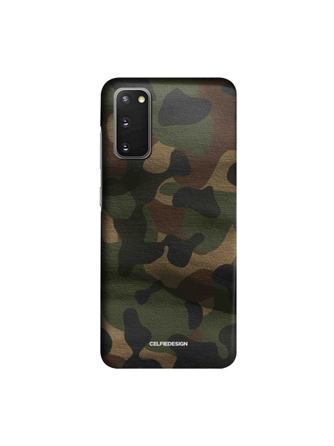 

CelfieDesign Olive-Green & Brown Camo Rifle Samsung Galaxy S20 Slim Back Case
