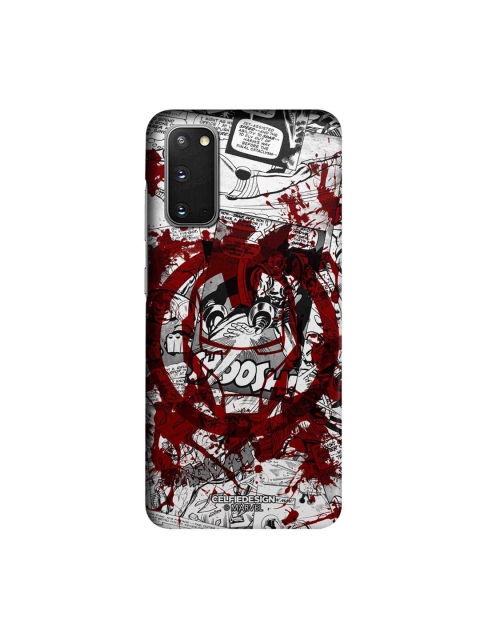 

CelfieDesign White & Red Splash Out Ironman Samsung Galaxy S20 Slim Back Case