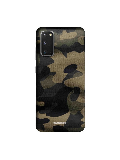 

CelfieDesign Black & Beige Camo Sand Grullo Samsung Galaxy S20 Slim Back Case
