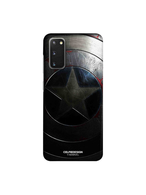 

CelfieDesign Black & Silver Rusted Captains Shield Samsung Galaxy S20 Slim Back Case