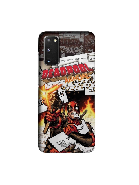 

CelfieDesign Red & White Comic Deadpool Samsung Galaxy S20 Slim Back Case