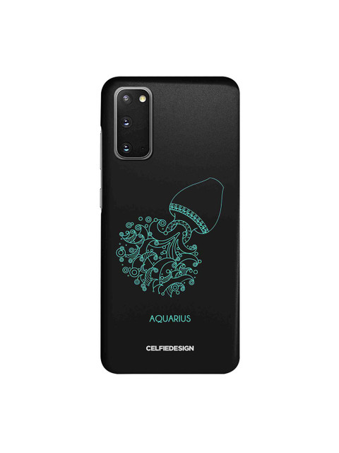 

CelfieDesign Black & Blue Aquarius Samsung Galaxy S20 Slim Back Case