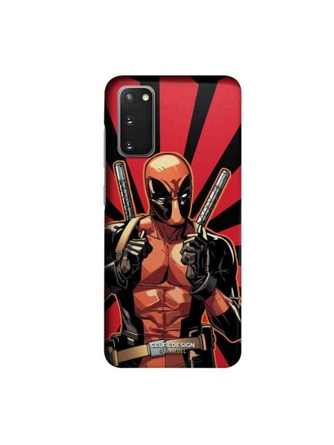 

CelfieDesign Red & Black Deadpool Print Samsung Galaxy S20 Slim Back Case