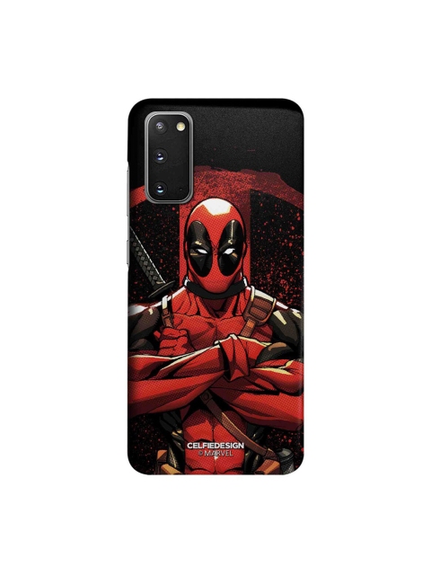 

CelfieDesign Red & Black Deadpool Stance Samsung Galaxy S20 Slim Back Case