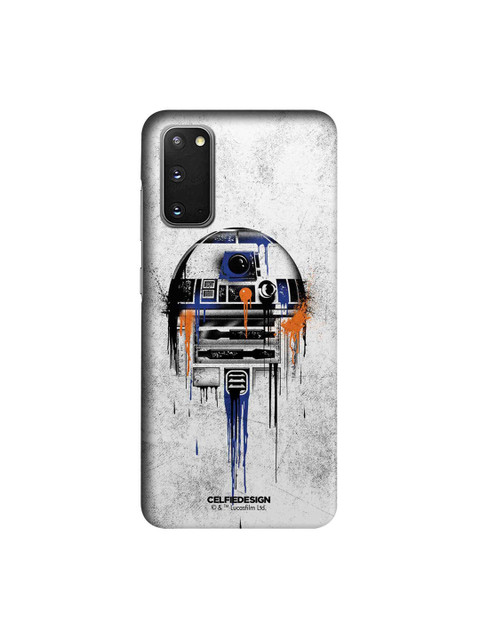 

CelfieDesign White & Orange Graphic Printed Samsung Galaxy S20 Slim Back Case