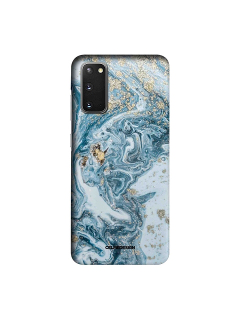 

CelfieDesign Blue & Gold-Toned Marble Macubus Samsung Galaxy S20 Slim Back Case