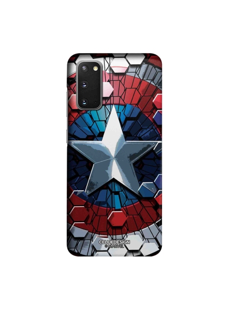 

CelfieDesign Blue & Red Hex Shield Samsung Galaxy S20 Slim Back Case