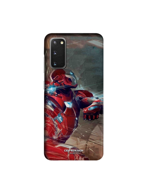 

CelfieDesign Red & Grey Ironman Samsung Galaxy S20 Slim Back Case
