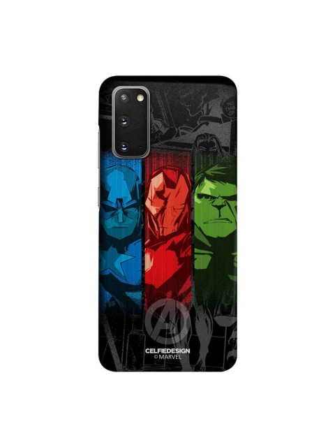 

CelfieDesign Black & Blue Avengers Sketch Samsung Galaxy S20 Slim Back Case