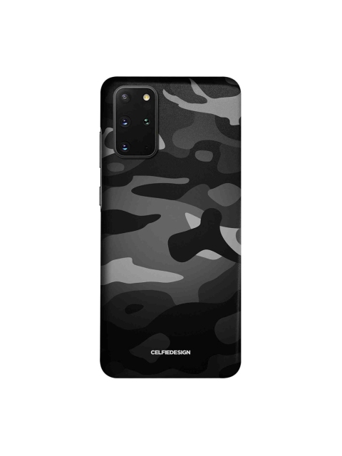 

CelfieDesign Black & Grey Camo Gunmetal Samsung Galaxy S20 Plus Slim Back Case