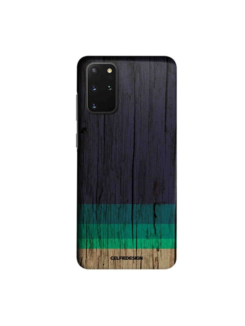 

CelfieDesign Blue & Green Wood Stripes Samsung Galaxy S20 Plus Slim Back Case