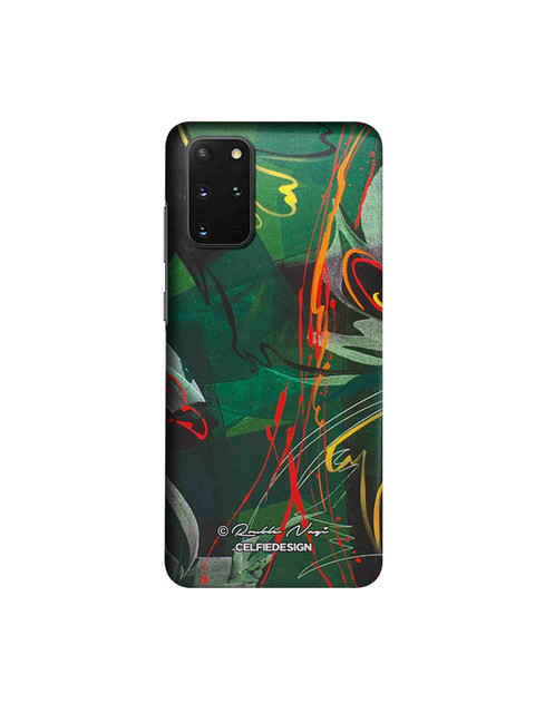 

CelfieDesign Green & Orange Strokes of Life Samsung Galaxy S20 Plus Slim Back Case