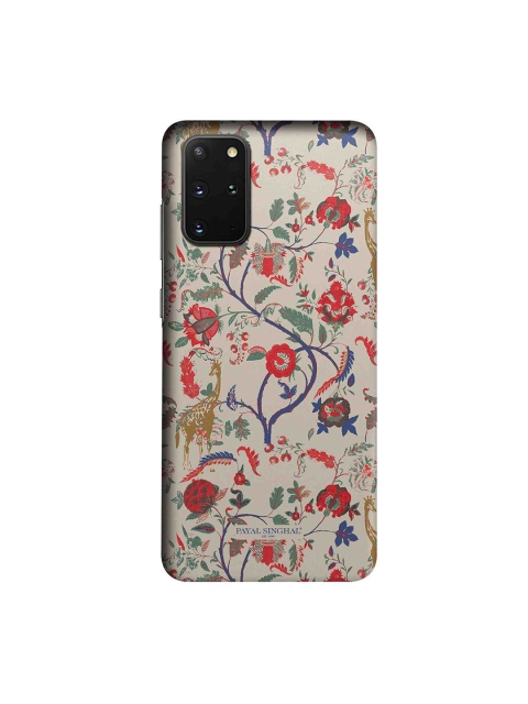 

CelfieDesign White & Red Payal Singhal Giraffe Print Samsung Galaxy S20 Plus Slim Back Case