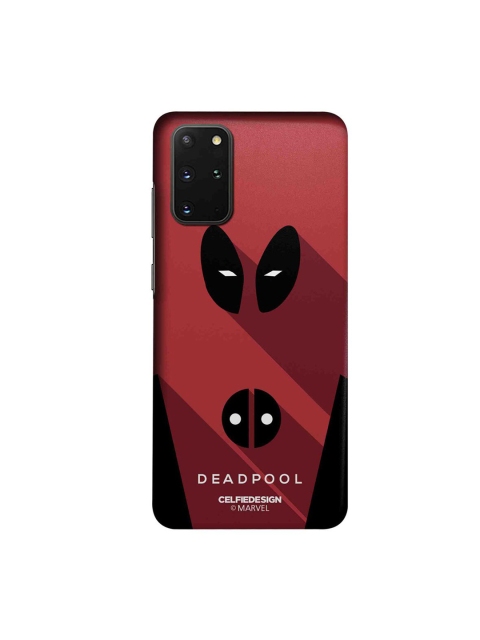 

CelfieDesign Red & Black Minimalistic Deadpool Samsung Galaxy S20 Plus Slim Back Case