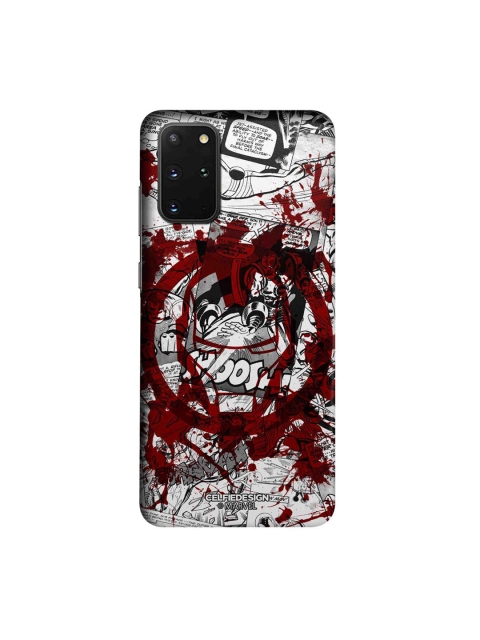 

CelfieDesign White & Red Splash Out Ironman Samsung Galaxy S20 Plus Slim Back Case