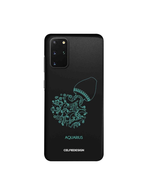 

CelfieDesign Black & Green Printed Plastic Samsung Galaxy S20 Slim Plus Back Case