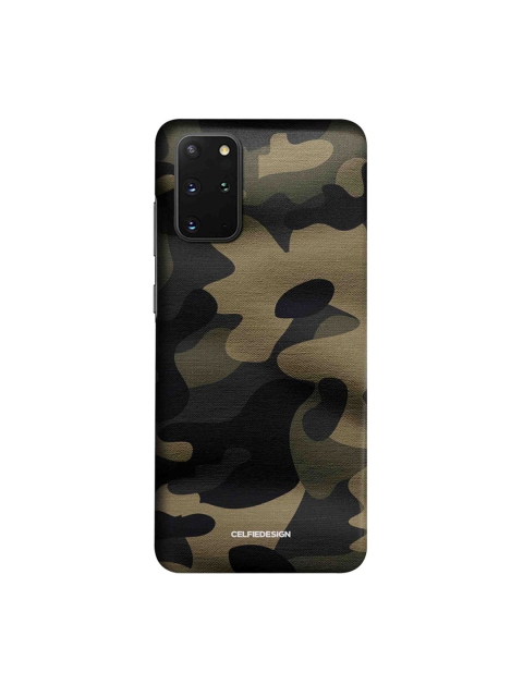 

CelfieDesign Olive-Green & Black Camo Sand Grullo Samsung Galaxy S20 Plus Slim Back Case