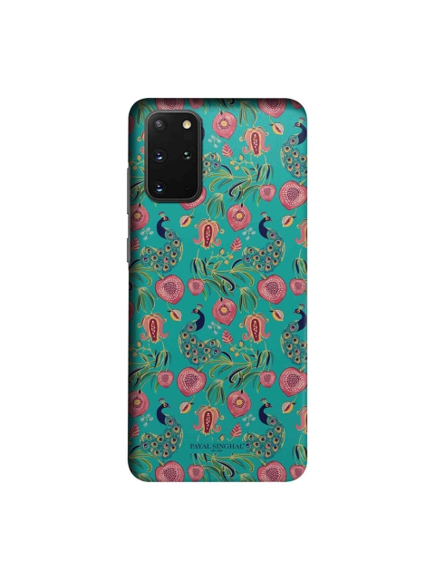 

CelfieDesign Blue Payal Singhal Anaar and Mor Teal Samsung Galaxy S20 Plus Slim Back Case